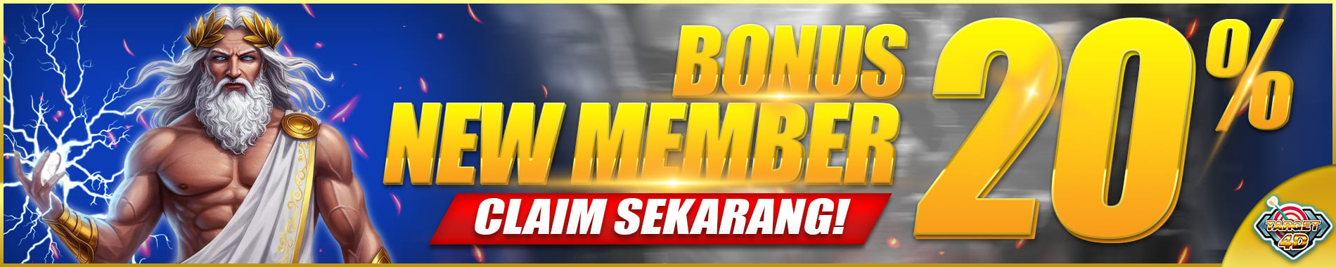 BONUS NEW MEMBER 20% TO x3